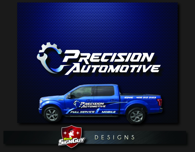 Designed by Your Sign Guy Inc. Logo and Vehicle Graphics